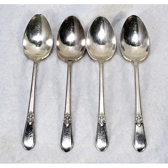 International Silver Other - 1847 Rogers & Bros Adoration Int'l Silverplate Table Spoon Lot of 4